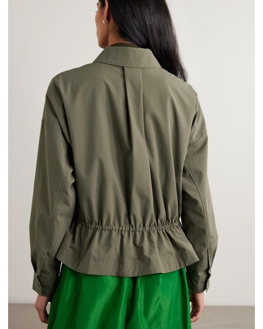 Tibi Green Shell Jacket