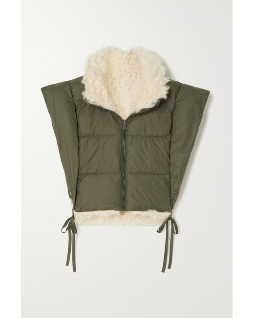 isabel marant shearling vest