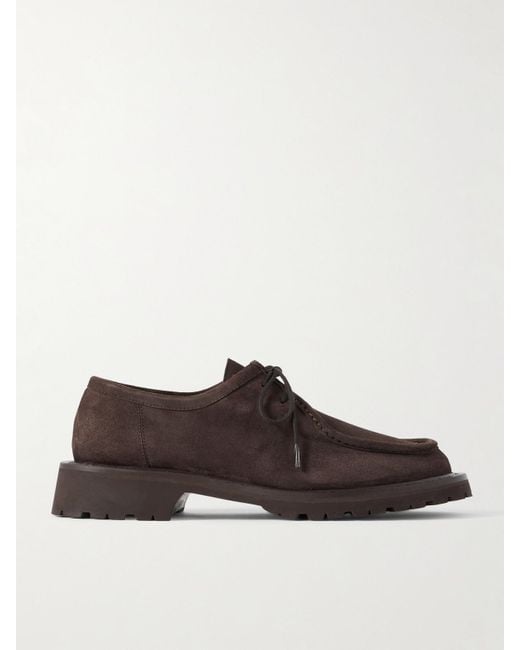 LEGRES Brown 84 Suede Brogues