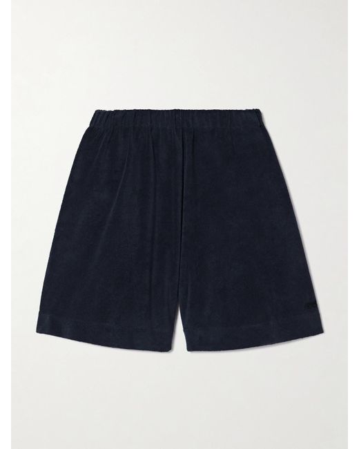 Eres Blue Sauna Cotton-Terry Shorts