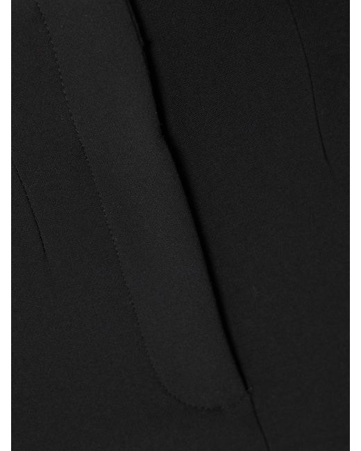 Veronica Beard Black Stila Verkürzte Hose Mit Geradem Bein Aus Crêpe