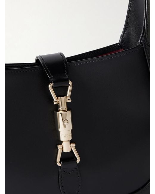 Gucci Black Jackie 1961 Leather Shoulder Bag