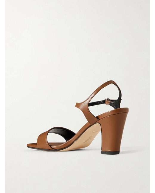 Aeyde Brown Imogen Leather Sandals