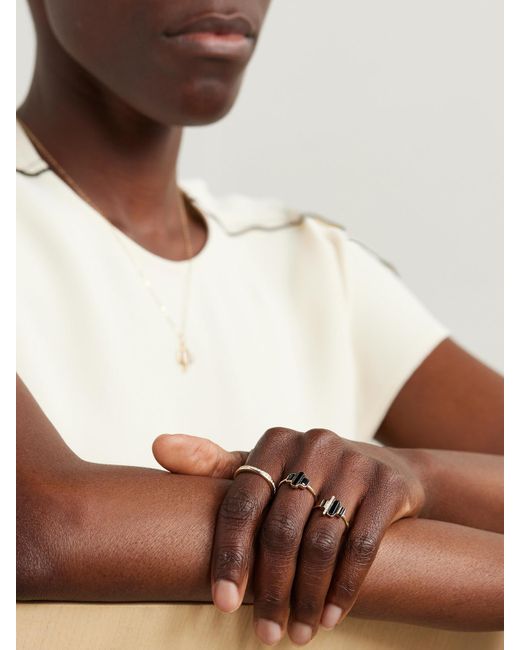 Melissa Joy Manning Natural Cityscape Ring Aus Recyceltem 14 Karat Mit Spinellen Und Diamanten