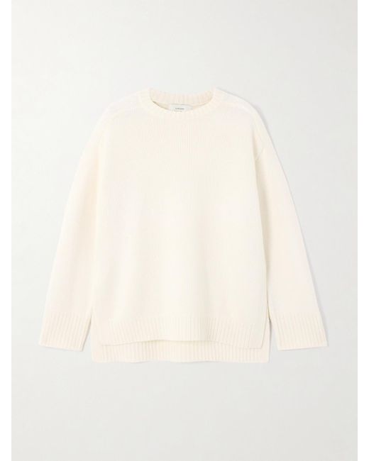 Loulou de Saison Natural Safi Merino Wool And Cashmere-Blend Sweater