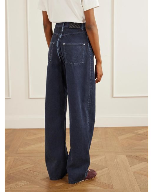 Bottega Veneta Blue Overdyed Straight-Leg Jeans