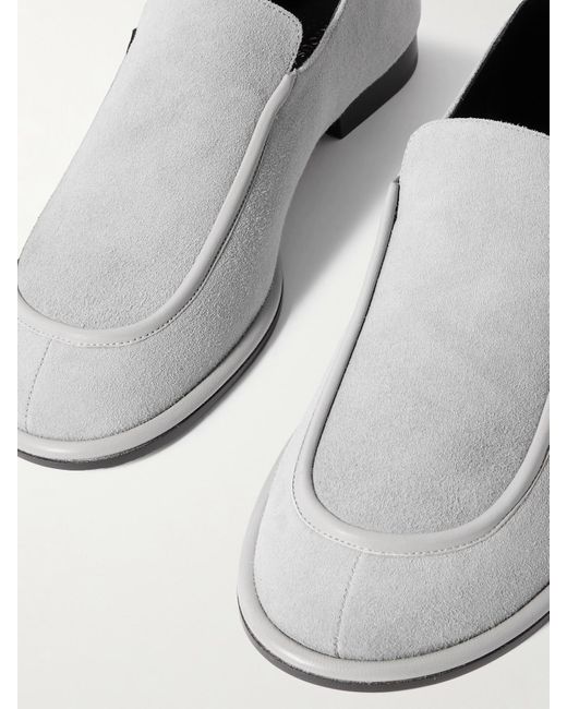 Mocassins En Daim À Finitions En Cuir Polaris Neous en coloris White