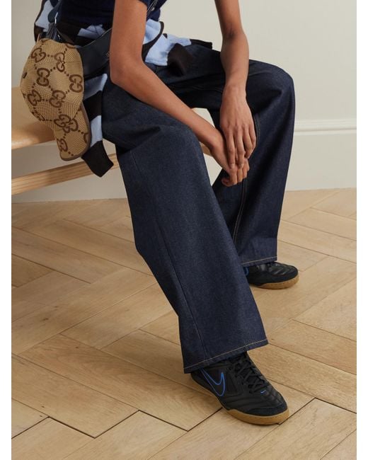 Baskets En Cuir Et En Résille À Finitions En Daim Gato Nike en coloris Blue