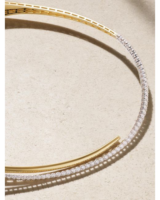 YEPREM Natural Strada 18-Karat Diamond Necklace