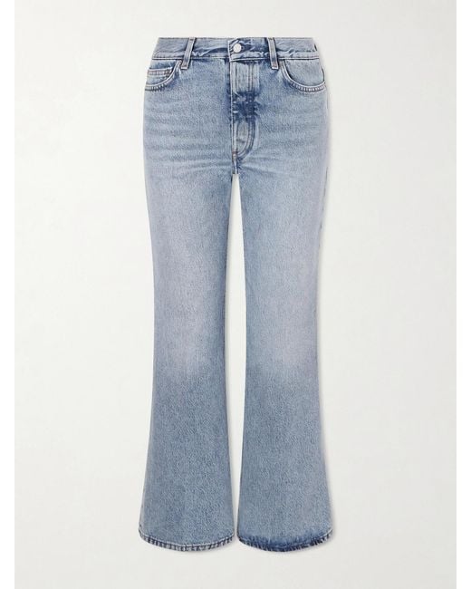 Totême Blue Kick Organic Flared Jeans