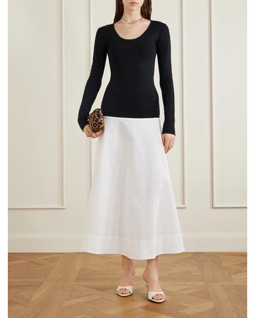Aeyde Natural Samia Leather Mules
