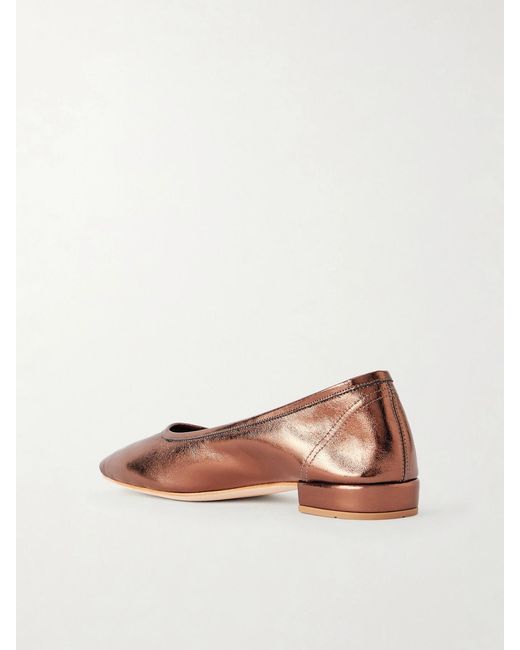Maryam Nassir Zadeh Brown 20 Serafina Leather Ballet Flats