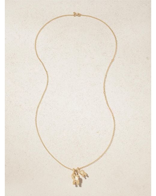 Ole Lynggaard Copenhagen Natural Double Elephant Kette Aus 18 Karat Mit Diamanten