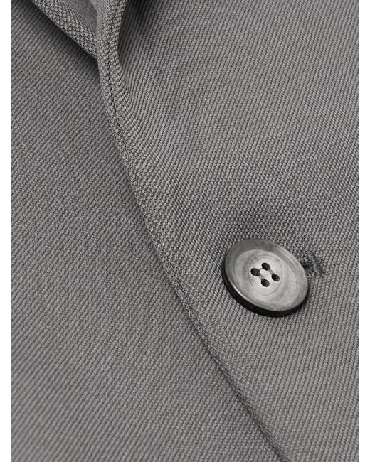 Wardrobe NYC Gray Wool Blazer