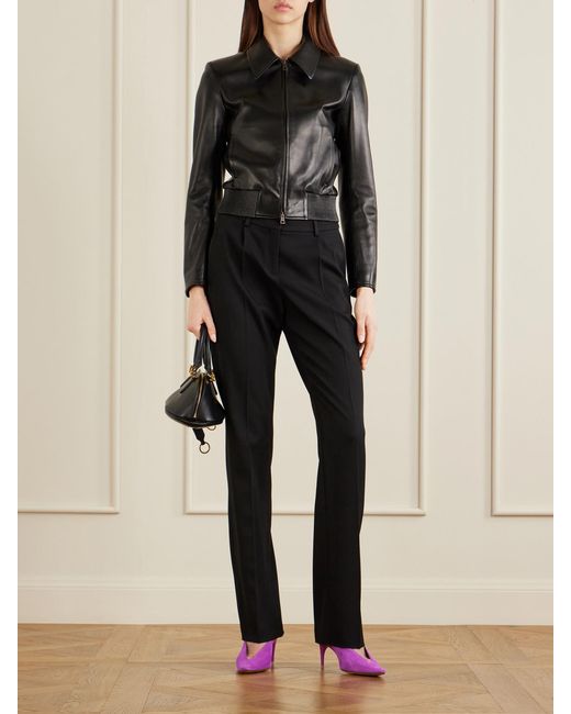 Balenciaga Black Leather Jacket