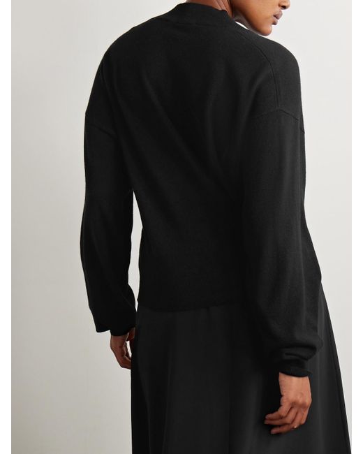 FFORME Black Amata Cashmere-Blend Sweater