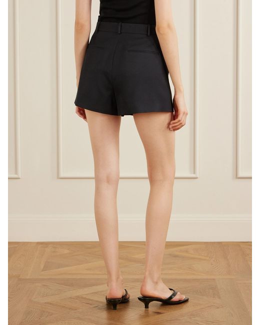 Veronica de Piante Blue Belle Silk Mini Shorts