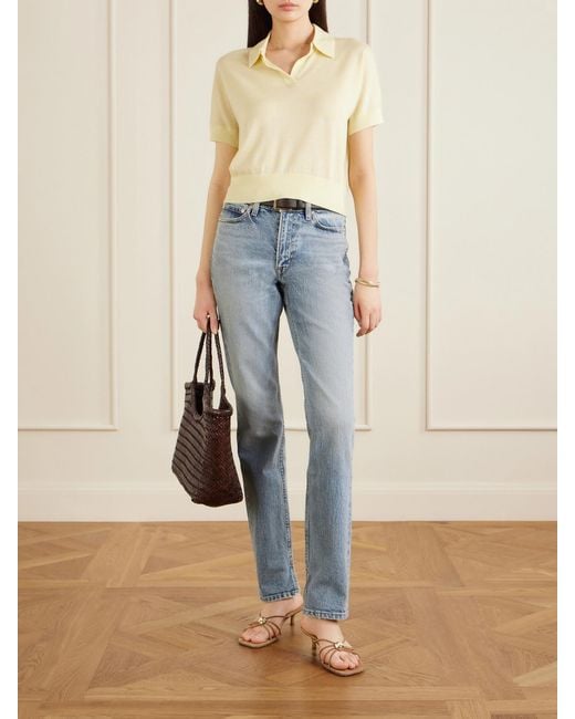 RÙADH Blue The Cecile Mid-Rise Skinny-Leg Jeans