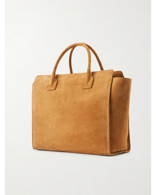 Nili Lotan Natural Bianca Suede Tote