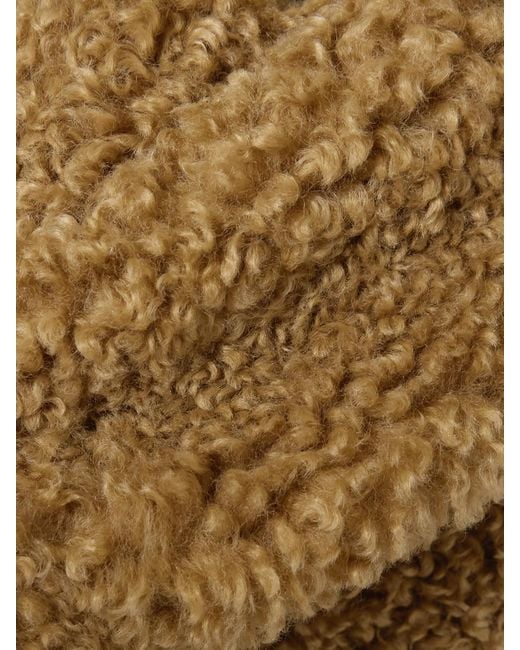 Isabel Marant Natural Avalia Mantel Aus Fleece