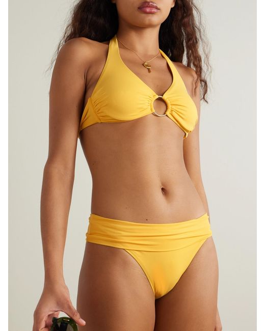 Melissa Odabash Yellow Brussels Bikini Briefs