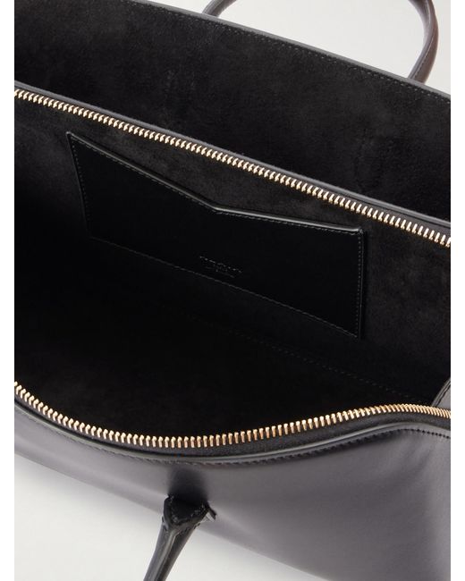 Alaïa Black Delta Leather Small Shoulder Bag