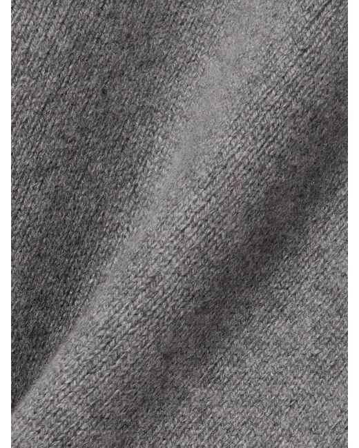 The Elder Statesman Gray Kaschmirpullover