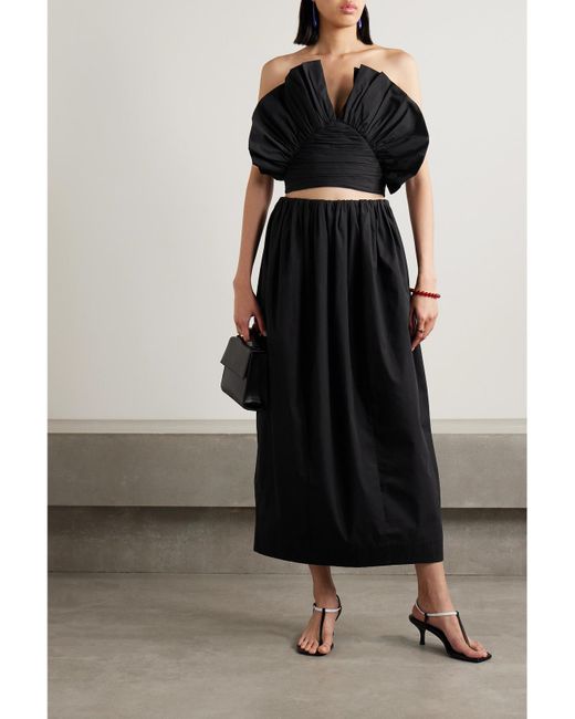 Mara Hoffman Black Net Sustain Billie Midirock Aus Biobaumwollpopeline