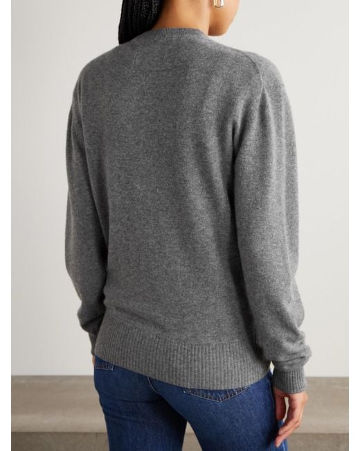 Totême Gray Cashmere Sweater
