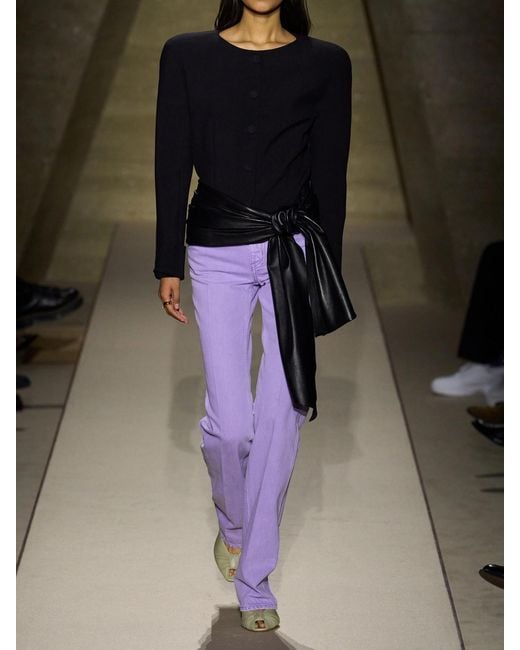 Chloé Purple High-Rise Slim Jeans