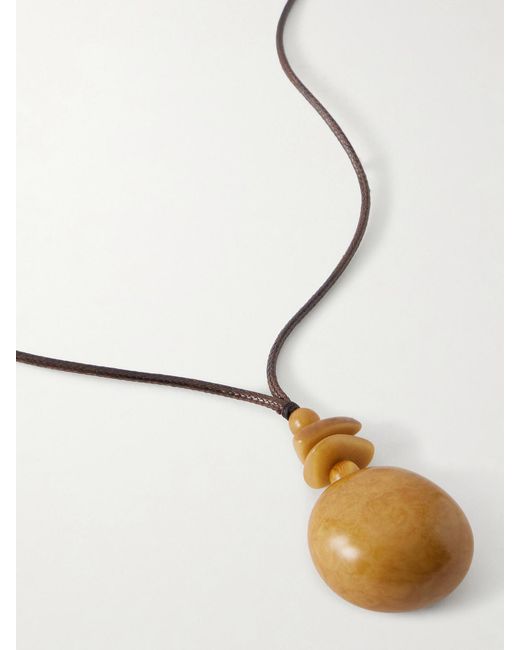 Hunting Season Natural The Pendant Tagua And Leather Necklace