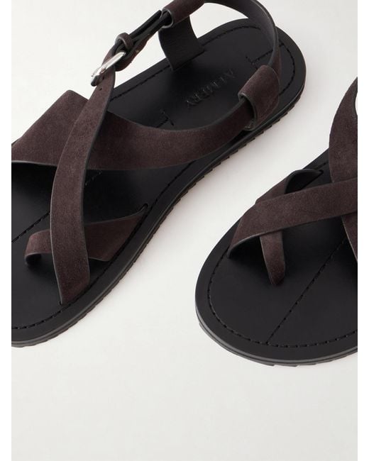 A.Emery Brown Ora Suede Sandals