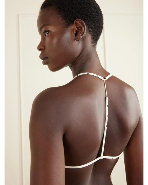 Tom Ford White Polka-Dot Bikini