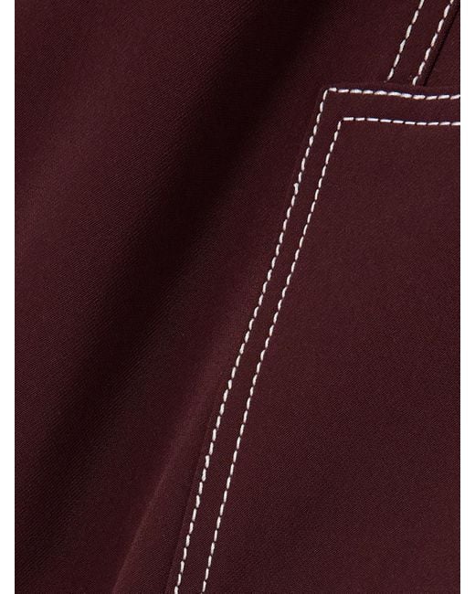 Tory Sport Red Minikleid Aus Jersey Mit Gürtel