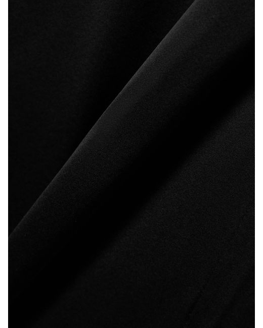 Rivet Utility Black Foxy Rückenfreier Jumpsuit Aus Satin Aus Einer Seidenmischung