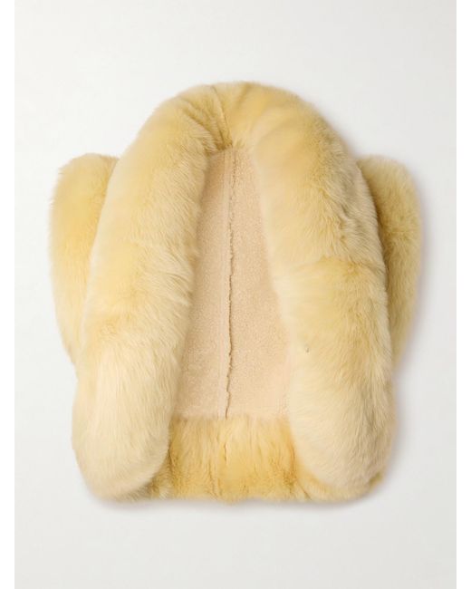 Alaïa Natural Shearling Vest