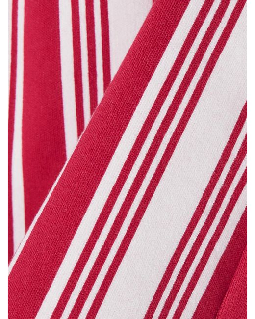 High Sport Red Savannah Striped Cotton-Blend Shorts