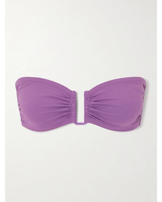 Eres Purple Les Essentiels Show Bandeau Bikini Top
