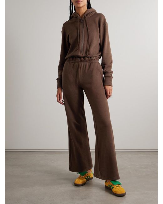 Rivet Utility Brown Manifestor Jersey Jumpsuit