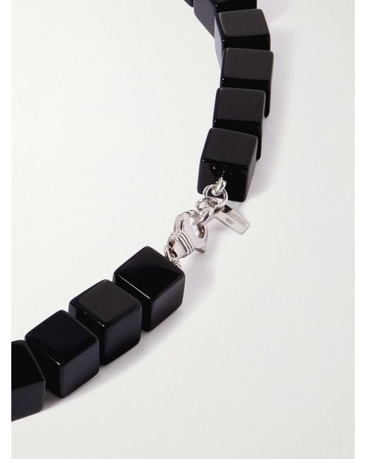 Le Sundial Black Tube Onyx And Collar