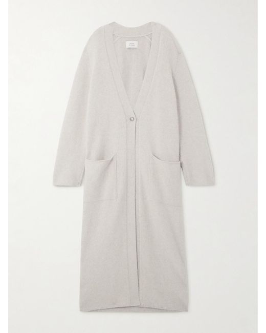 Loulou de Saison White Smet Oversized-Cardigan Aus Einer Wollmischung
