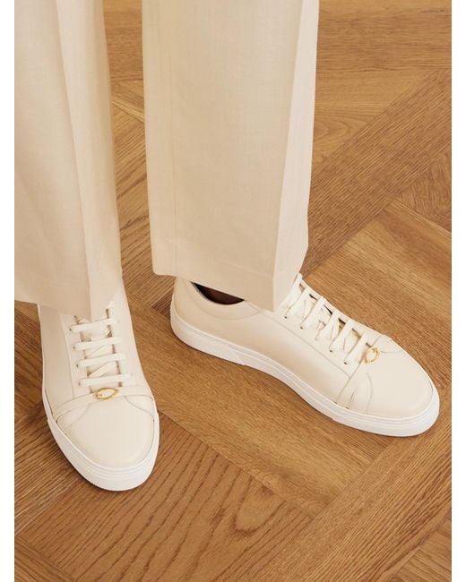 JENNIFER CHAMANDI Natural Leather Sneakers