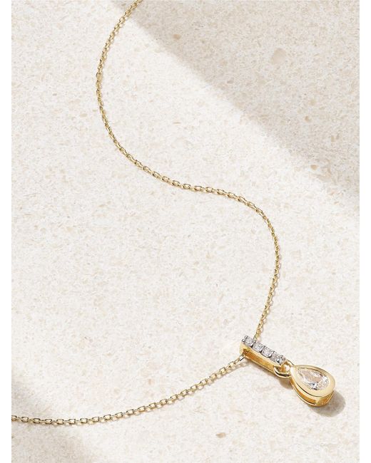 Mateo Natural Kette Aus 14 Karat Mit Diamanten