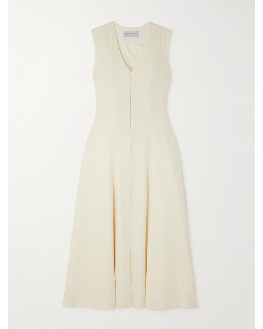 Abadia Natural Midikleid Aus Strick