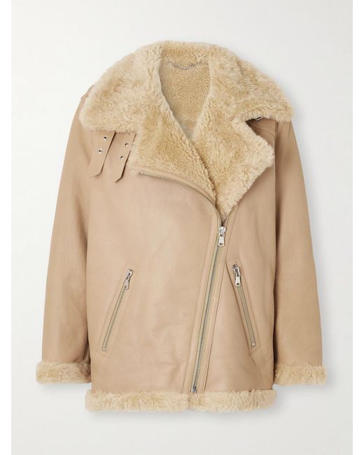Altuzarra Natural Shaeffer Shearling Jacket