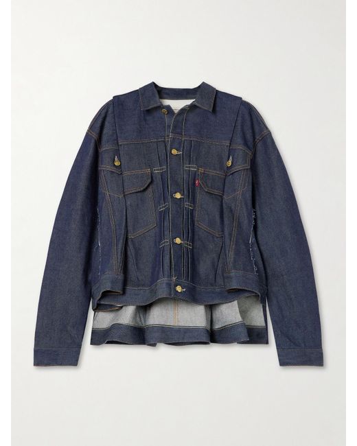 Levi's sacai Men's Denim Jacket 1 Denim sacai Jacket メンズ デニム 最