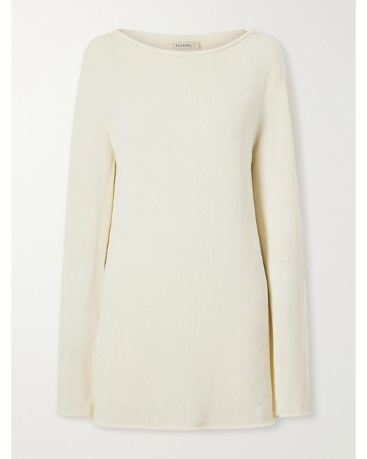 Kallmeyer Natural Yasmin Cotton-Blend Sweater