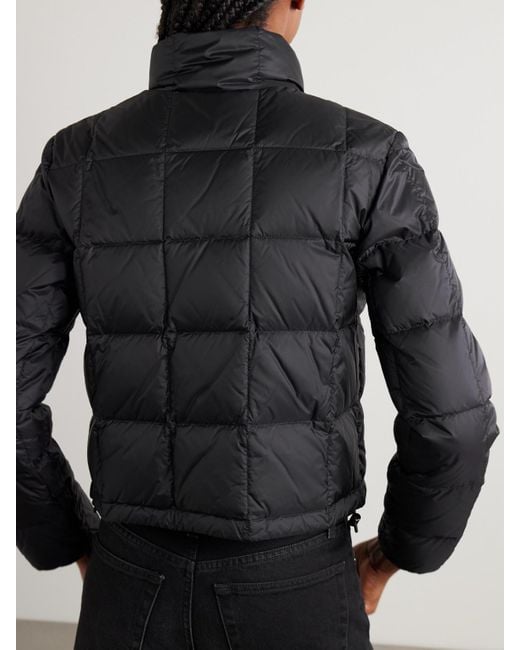 Moncler Black Jarcieu Braided Cord-Trimmed Quilted Shell Down Jacket