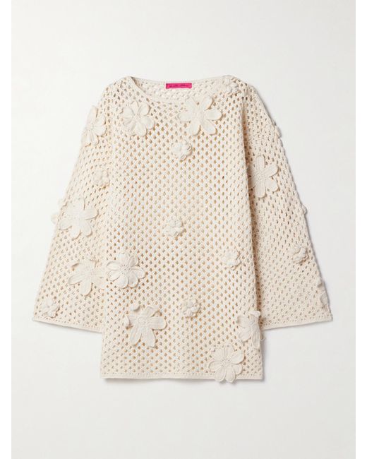 The Elder Statesman Natural Pullover Aus Baumwolle