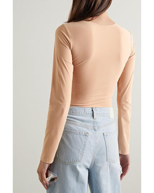 Alix Multicolor Leroy Stretch-Jersey Thong Bodysuit